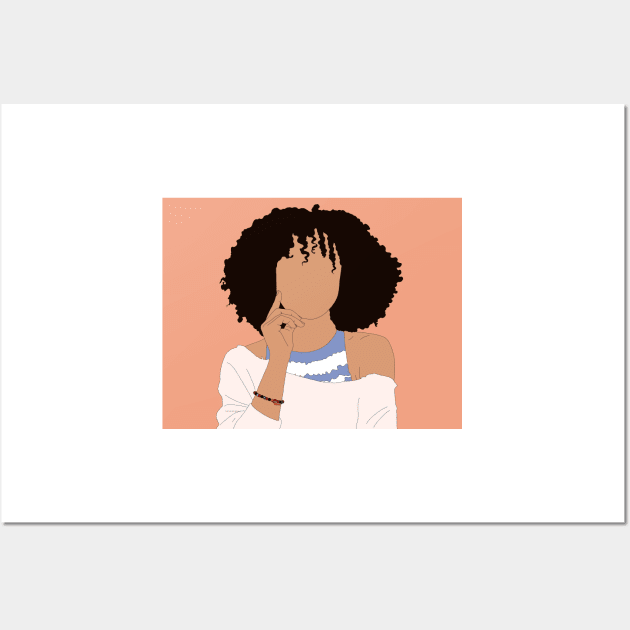 Yara Shahidi Fan Art Wall Art by tayelectronica